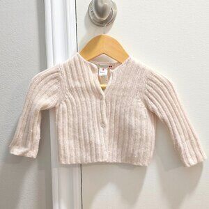 Bonpoint Baby Cashmere Cardigan - Light Pink - 6 months